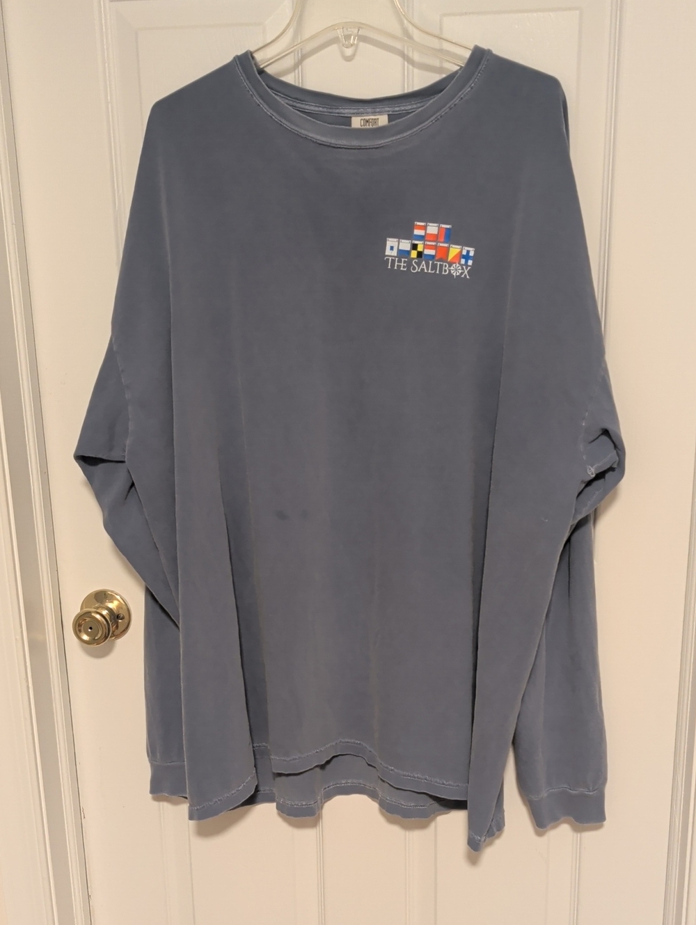 Men's Long-Sleeve Crewneck Sweater - Slate Blue